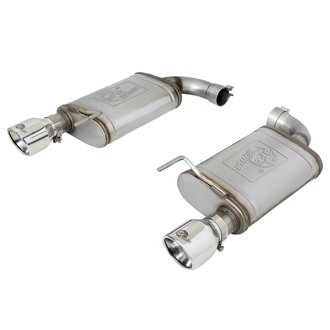 Mach Force Xp Stainless Steel Axle Back Exhaust System W/ Polished Tips