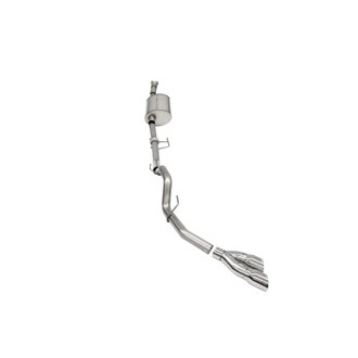 Corsa 2021-2025 Ford F-150 SuperCab/6.5in Bed 3.5L V6 Sport Cat-Back Single Side Exit-Polished