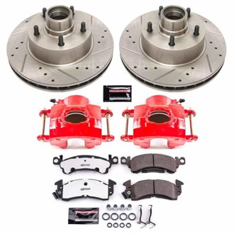 Z26 Street Performance Ceramic Brake Pad, Drilled Slotted Rotor, and Caliper Kit
