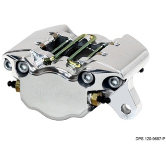 Wilwood Caliper-Polished Dynapro Single 3.25in Mount 1.75in Pistons .38in Disc