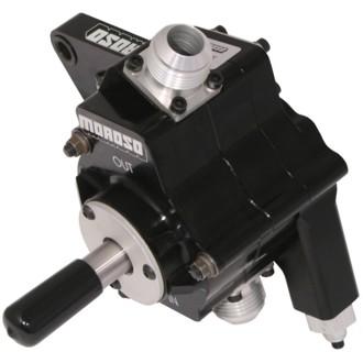 Black Series Single Stage External Oil Pump - Left Side - 1.100in Pressure