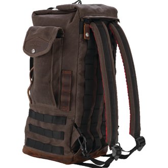 Voyager Sissy Bar Backpack - Dark Oak