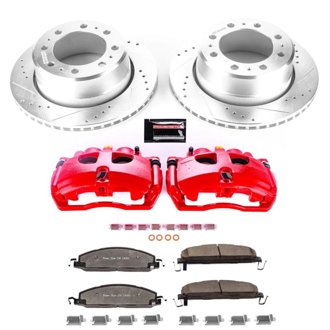 Z36 Truck and SUV Ceramic Brake Pad, Drilled & Slotted Rotor, and Caliper Kit