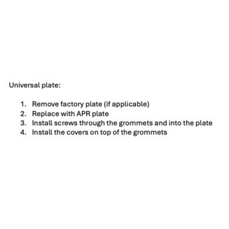 Installation Instructions