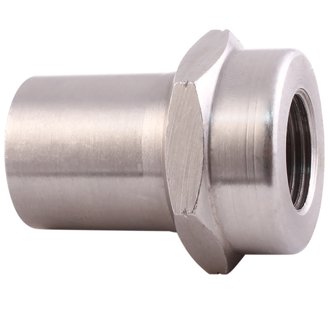 Tube Adapter Alloy 3/4" Od F-L 3/8-24 .058 Wall W/ Hex