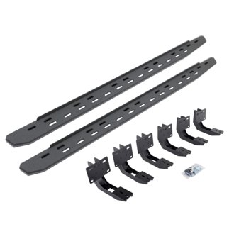 RB30 Slim Line Running Boards with Mounting Bracket Kit