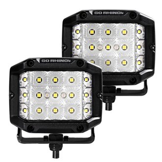 Bright Series - SIDELINE 4x3 LED Flood Lights, Pair