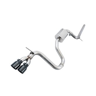 AWE Track Edition for VW MK7 Golf 1.8T - Diamond Black Tips (90mm)