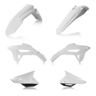 22+ Honda CRF250R/21-24 CRF450R Plastic Kit - White/Black