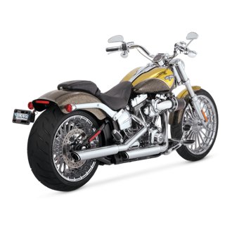 HD Softail 91-09 Fatboy Twin Slash Slip-On Exhaust