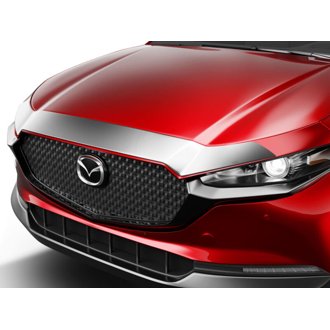 25-26 MAZDA CX-30 Aeroskin Hood Protector - Chrome