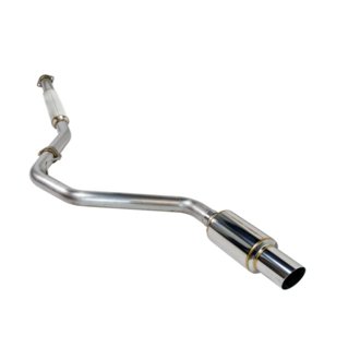 22+ Subaru WRX (VB) R1 Spec Single-Exit Stainless Cat-Back Exhaust (Resonated