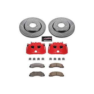 Z36 Truck and SUV Ceramic Brake Pad, Drilled & Slotted Rotor, and Caliper Kit