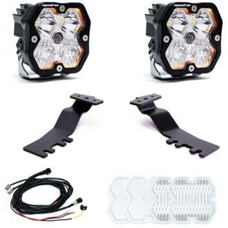 2025+ Toyota 4Runner Squadron Sport 2.0 A-Pillar Kit (Driving/Combo) - Clear