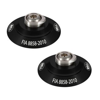 HANS Clip Set - Black FIA8858-2010