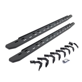 RB30 Slim Line Running Boards with Mounting Bracket Kit