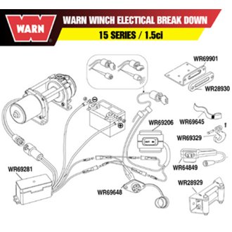 Winch Remote Control Socket Harness