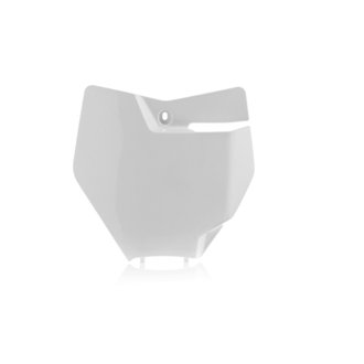 16-18 KTM SX125/150/ SX-F250/350/450/ XC-F250/350/450/ SX250/XC Front Number Plate - White