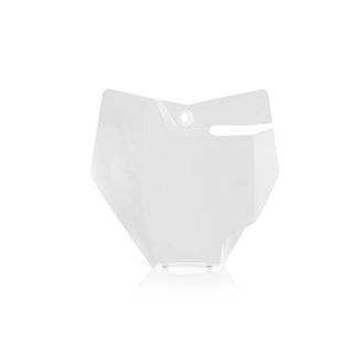 18+ KTM SX85/21-24 GasGas MC85 Front Number Plate - White