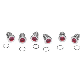 Letric Lighting Royal Flush Mount 9-16in Stl/Red