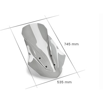 Windshield V-Tech Line Touring Smoke