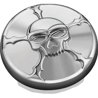 Zombie Gas Cap Vented Chrome
