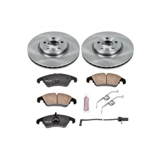 Oe Stock Replacement Low-Dust Ceramic Brake Pad And Rotor Kit