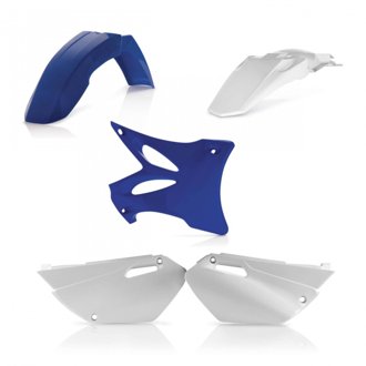 02-14 Yamaha YZ85 Plastic Kit - Blue/White Original 14
