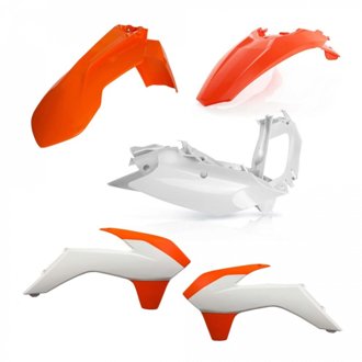14-16 KTM EXC/EXC-F/XCF-W/XC-W Plastic Kit - 16 Orange