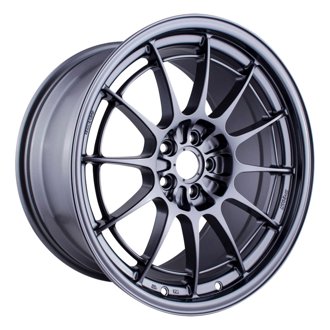 NT03+M 18x9.5 5x100 40mm Offset Gunmetal Wheel (MIN ORDER QTY 40