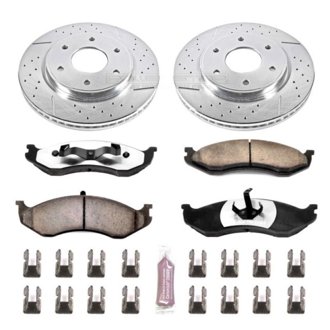 Z36 Truck and SUV Carbon-Fiber Ceramic Brake Pad and Drilled & Slotted Rotor Kit