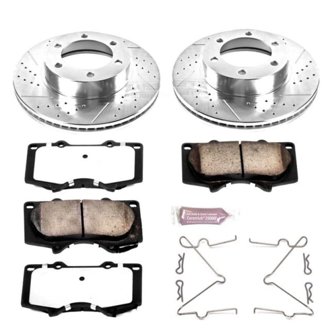 Z36 Truck and SUV Carbon-Fiber Ceramic Brake Pad and Drilled & Slotted Rotor Kit