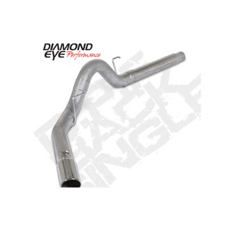Diamond Eye 18-19 Ford 3.0L Powerstroke F150 - 4in Aluminized DPF Back Exhaust Kit w/ Tip 4512BRA-DE