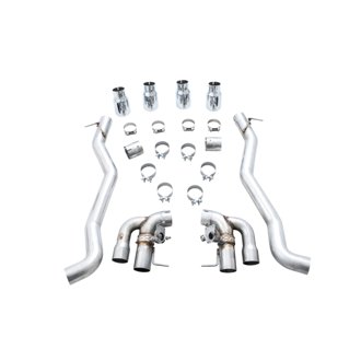 AWE SwitchPath™ Axle-back Exhaust for BMW F90 M5 - Chrome Tips