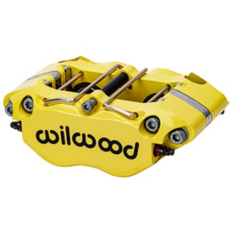 Wilwood Narrow Dynapro 4.75in Mount 1.12/1.12in Pistons .950in Disc - Yellow Caliper