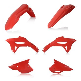 22+ Honda CRF250R/21-24 CRF450R Plastic Kit - Red