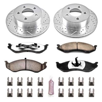Z36 Truck and SUV Carbon-Fiber Ceramic Brake Pad and Drilled & Slotted Rotor Kit