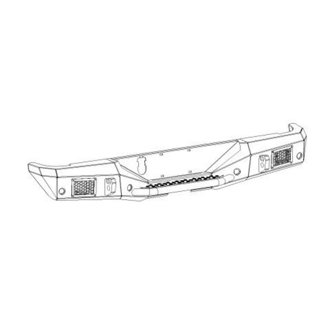 Rockline Rear Full Width Bumper For Jeep Gladiator