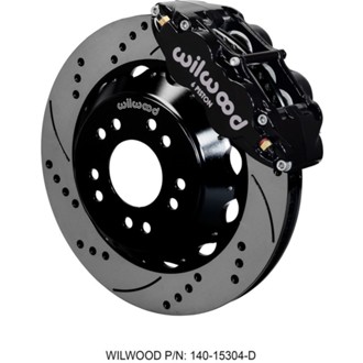 Wilwood Narrow Superlite 6R Front Hat Kit 14.00 Drilled 63-87 C10 w/ Wilwood Pro Spindles