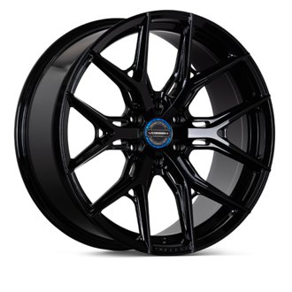 HF6-4 20x9.5 / 6x135 / ET15 / Deep Face / 87.1 - Gloss Black Wheel