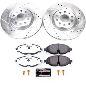 Z26 Street Performance Ceramic Brake Pad and Drilled & Slotted Rotor Kit