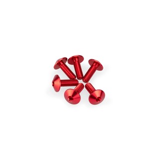 Screw Kit Anodized For Screens Red