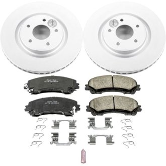 Evolution Coated Rotor And Low-Dust Ceramic Brake Pad Kit