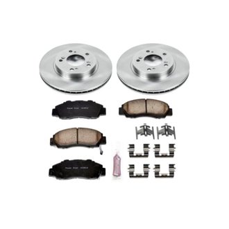 Oe Stock Replacement Low-Dust Ceramic Brake Pad And Rotor Kit