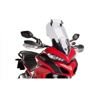 Touring Windshield With Visor Clear