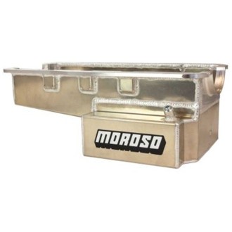 Ford 289-302 Road Race Baffled Front Sump 8in Deep Aluminum Oil Pan