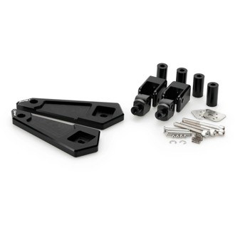 Adaptor Rider Footpeg Black