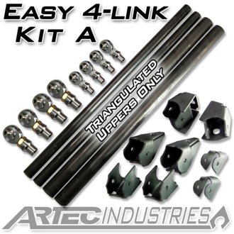 Easy 4 Link - Kit A - No Tube - All 1 1/4 In Rod Ends