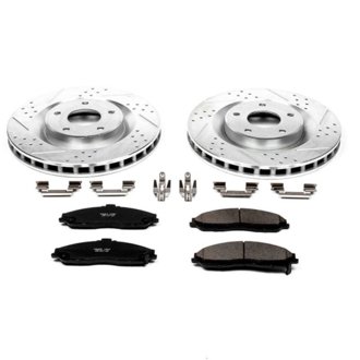 Z23 Daily Driver Carbon-Fiber Ceramic Brake Pad and Drilled & Slotted Rotor Kit