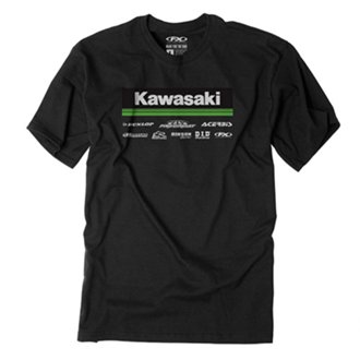 2021 KAWASAKI RACEWEAR T-SHIRT / BLACK M
